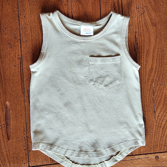Orcas Lucille Perfect Tank Size 2T Color Sage - Picture 5 of 6